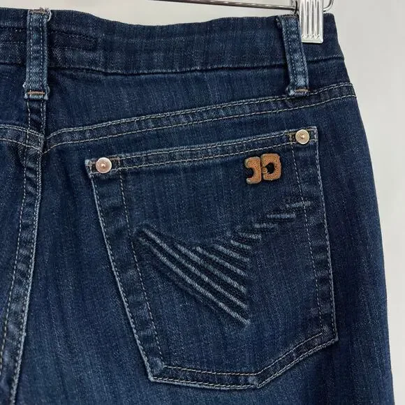 Joe's (27) (28x32) Regular Muse Bootcut Mid Rise Blue Perry Dark Wash Jeans - Picture 8 of 11